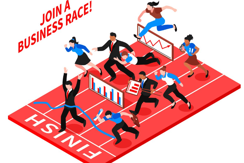 Ilustrasi tips Menghadapi Kompetitor Bisnis